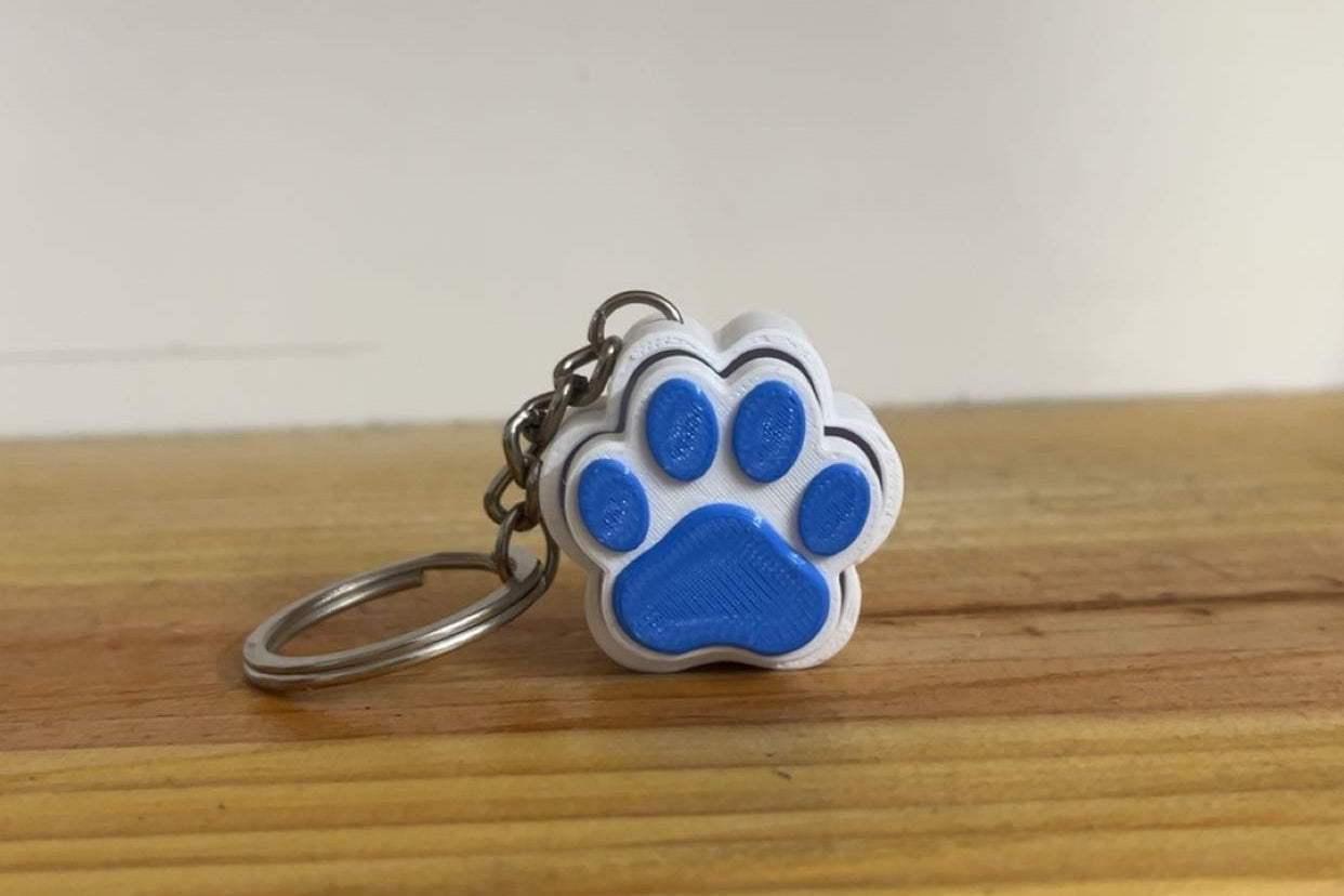 Blue Paw Clicker Fidget