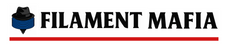 Logo of 'Filament Mafia' with a filament spool icon on a white background