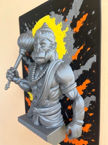 Lord Hanuman 3D Wall Poster