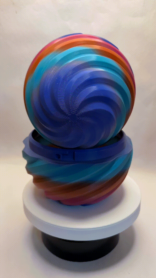 The Chromatic Capo: Large Spiral Storage Vessel