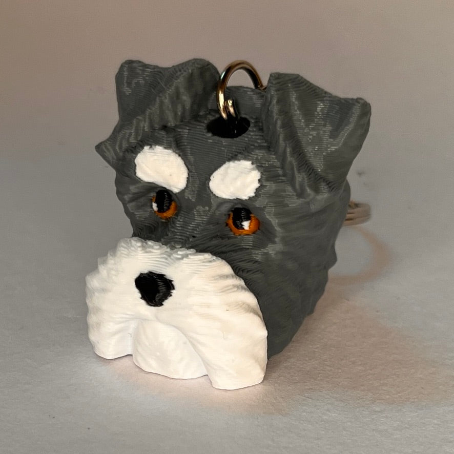 Dog Head Keychains