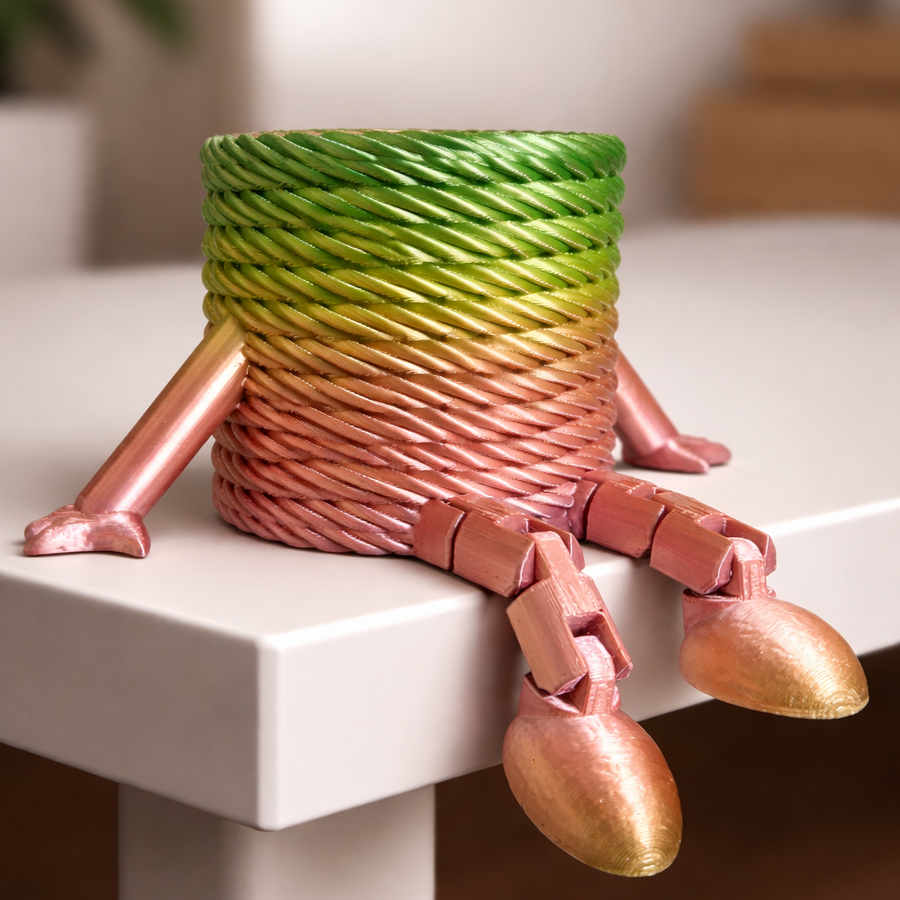Cute Pen Holder with Legs – Fun Desk Companion