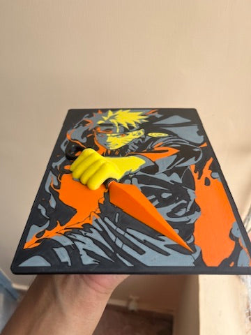 Naruto 3D Wall Poster