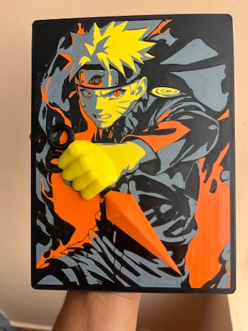 Naruto 3D Wall Poster