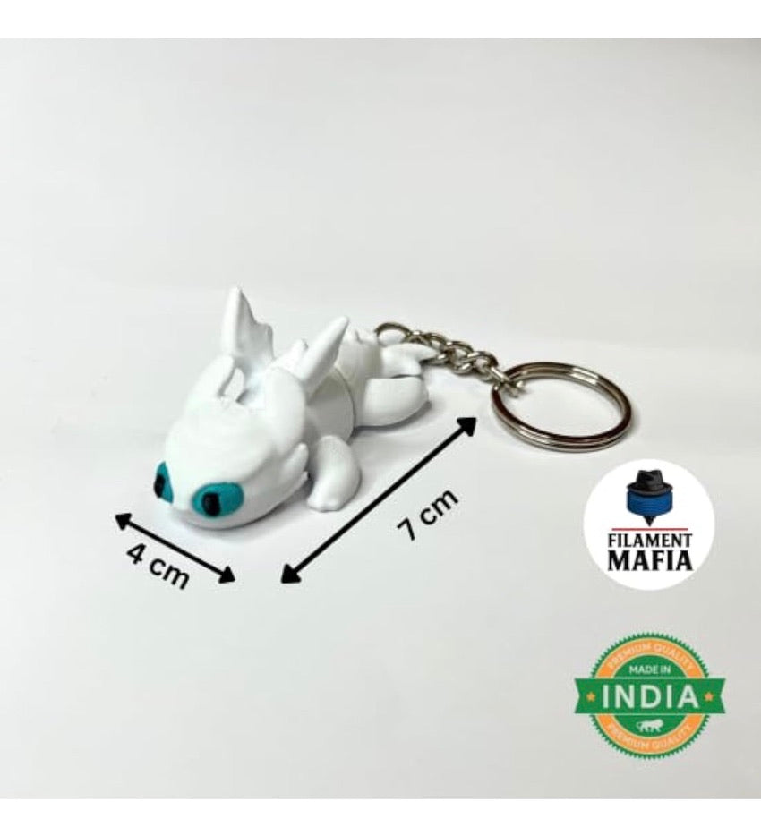 Night Fury - Light Fury Combo Keychains