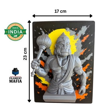 Lord Hanuman 3D Wall Poster