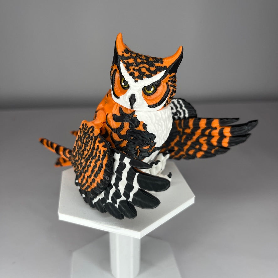 Flexi Great Horned Owl