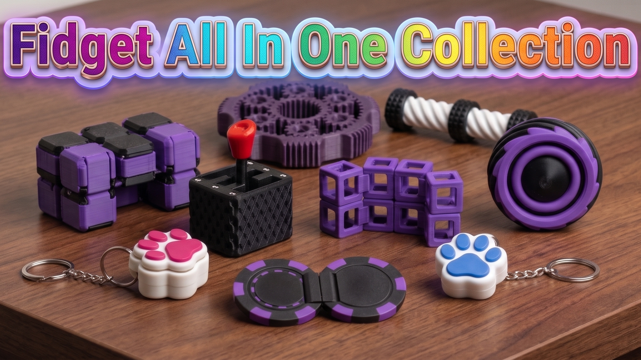 All In 1 Fidget Pack (9 Fidget Toys)