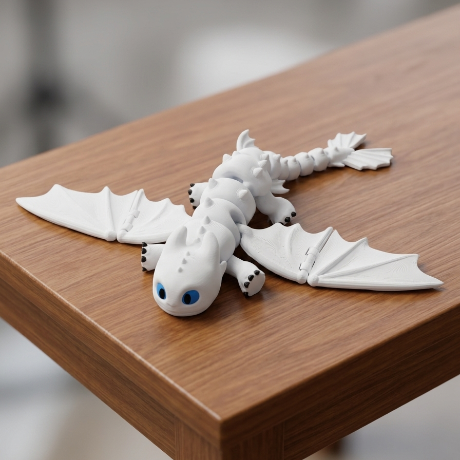 Big Light Fury Flexi Toy