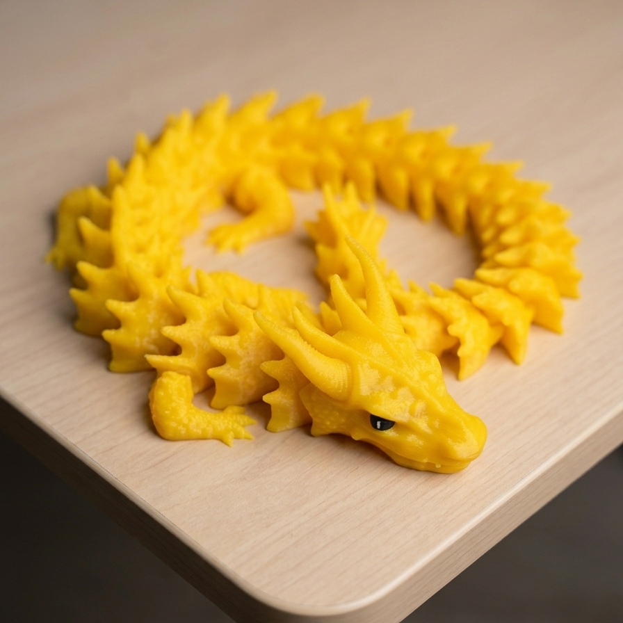 The Mystic Enforcer: Articulated Spirit Dragon