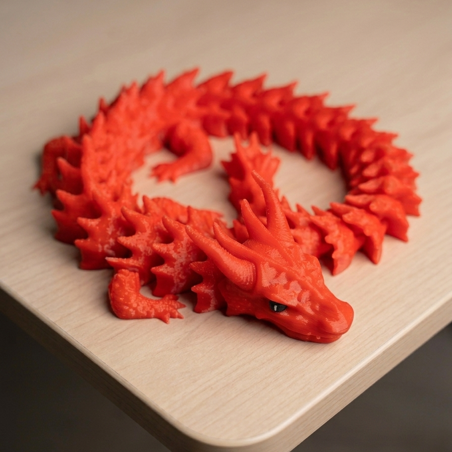 The Mystic Enforcer: Articulated Spirit Dragon